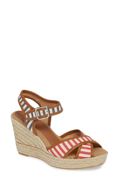 Toni Pons Arles Espadrille Wedge Sandal In Mariner Fabric