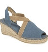 Toni Pons Breda Sandal In Blue Fabric