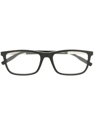 Montblanc Square Shaped Glasses In Black