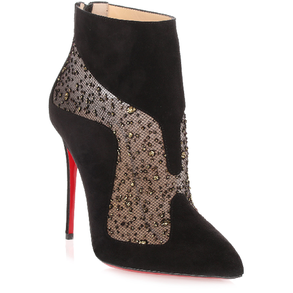 Christian Louboutin Papilloboot 100 Ankle Boots Aus Christian Louboutin Papilloboot 100 Ankle Boots Aus