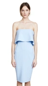 Likely Driggs Strapless Dress In Blue Bell