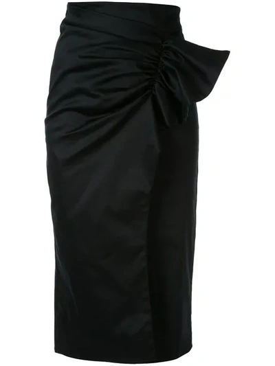 Silvia Tcherassi Guzmania Skirt In Black