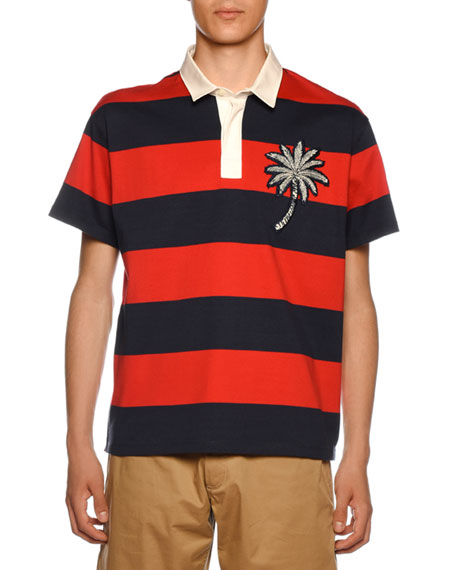 moncler polo shirt orange