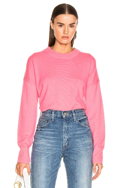 A.l.c Dilone Cashmere & Wool Slouchy Sweater In Neon Coral