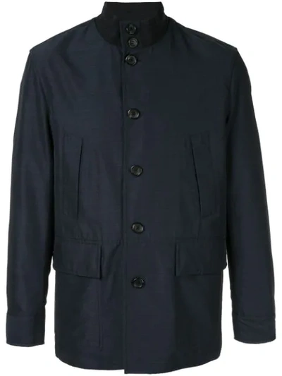 Cerruti 1881 Buttoned Jacket In Blue