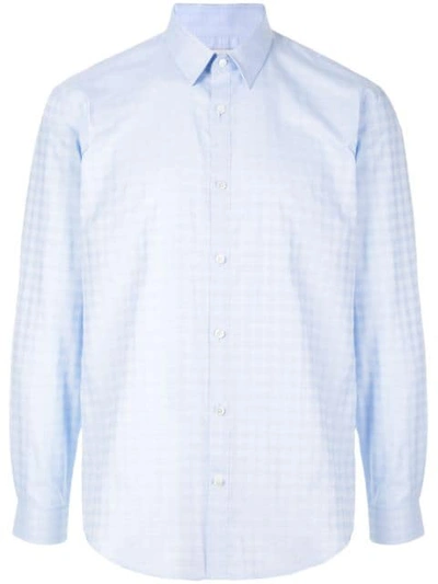 Cerruti 1881 Checked Shirt In Blue