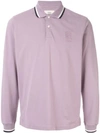 Kent & Curwen Logo Embroidered Polo Shirt In Purple