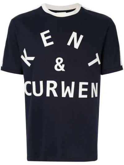 Kent & Curwen Gelman Polo Shirt In Blue