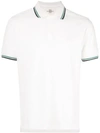 Kent & Curwen Contrast Trim Polo Shirt In White