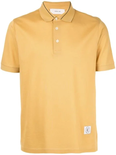 Cerruti 1881 Basic Polo Shirt In Yellow