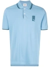 Kent & Curwen Embroidered Polo Shirt In Blue