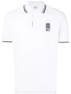 Kent & Curwen Embroidered Polo Shirt In White