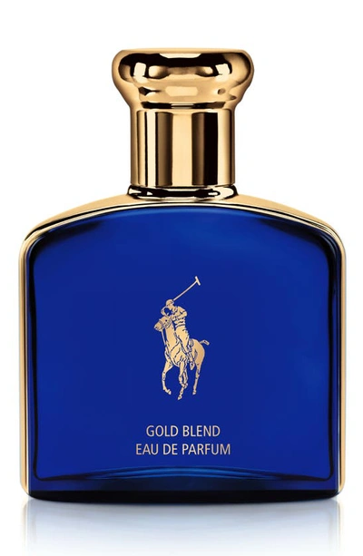Ralph Lauren Polo Blue Gold Blend Eau De Parfum, 4.2 oz In Blue,gold Tone,green