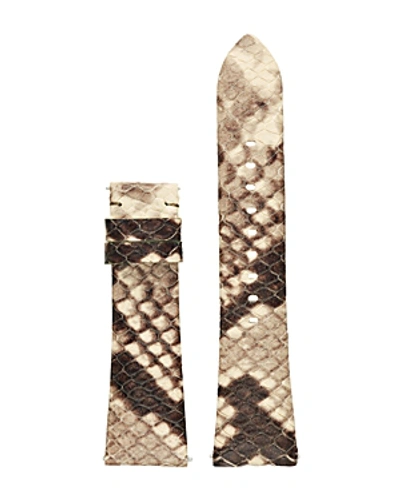 Michael Kors Bradshaw Leather Watch Strap, 22mm In Brown
