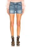 Mother The Dutchie Cutoff Denim Shorts In Sacred