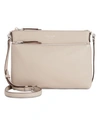 Kate Spade Medium Polly Leather Crossbody Bag - Beige In Warm Taupe/silver