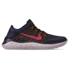 Nike Men's Free Rn Flyknit 2018 Running Sneakers From Finish Line In Black