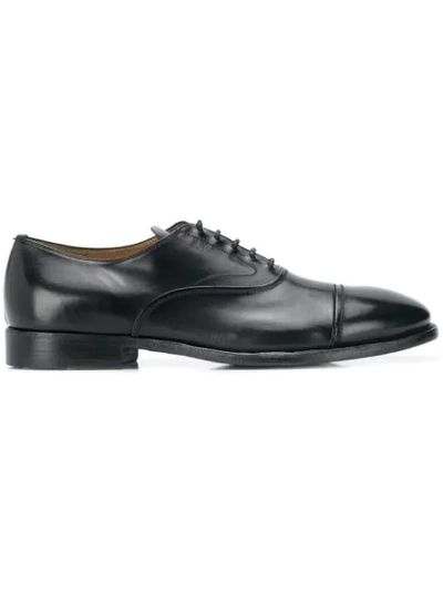 Silvano Sassetti Classic Oxford Shoes In Black