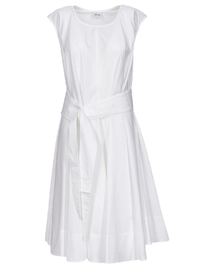 Aspesi Flared Dress In White