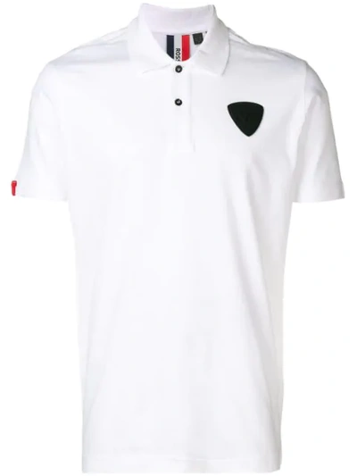 Rossignol Logo Patch Polo Shirt In White