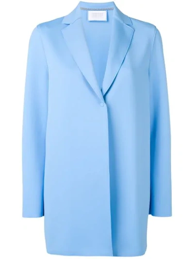 Harris Wharf London Classic Fitted Blazer In Blue