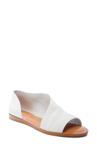 1.state Celvin Sandal In White Nubuck Leather
