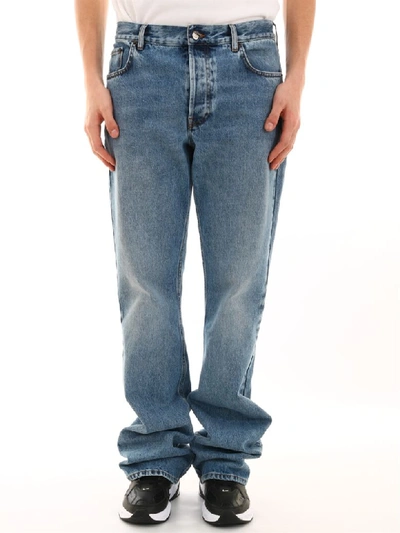 Balenciaga Jeans Bootcut In Blu