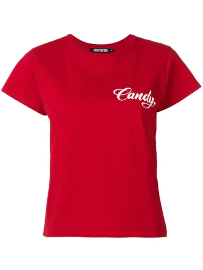 Adaptation Baby Printed Cotton-jersey T-shirt In Red