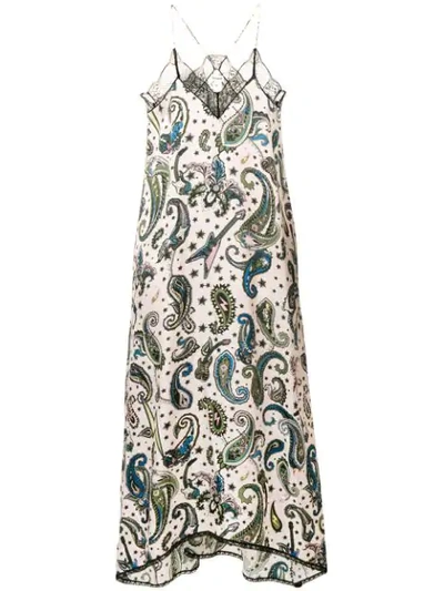 Zadig & Voltaire Paisley Print Dress In Pink
