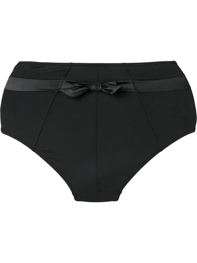 Marlies Dekkers Cache Coeur High-waisted Bikini Briefs In Black