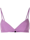 Matteau The Tri Bikini Top In Purple