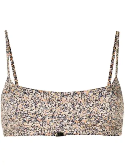 Matteau The Square Bikini Top In Multicolour
