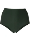 Matteau High-waist Bikini Bottom In Moss