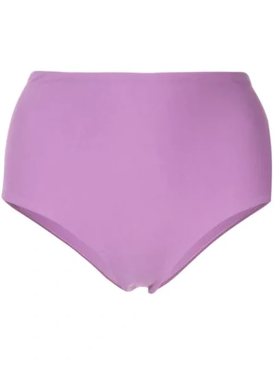 Matteau High-waist Bikini Bottom In Purple