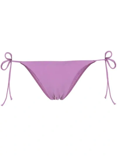 Matteau The String Bikini Bottom In Purple
