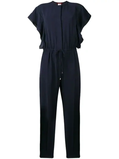 Max Mara Studio Relaxed Fit Jumpsuit - Blue