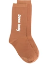 Ganni Boss Lady Socks - Brown