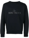 Stone Island Classic Logo Sweatshirt In Black