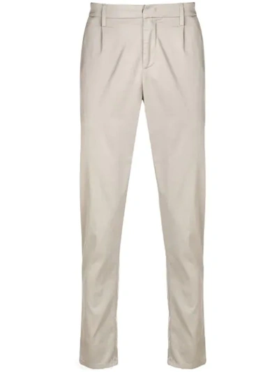 Dondup Regular Fit Trousers In Neutrals