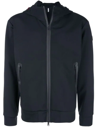 Moncler Hooded Lightweight Jacket In Black