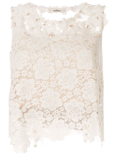 Onefifteen Lace Top In Neutrals