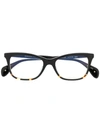 Paradis Collection Rectangular Frame Glasses In 黑色