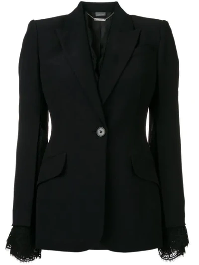 Alexander Mcqueen Tailored Blazer - 黑色 In Black