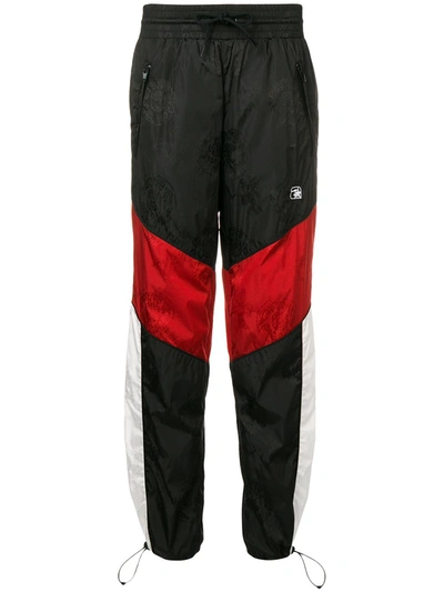 Alexander Wang Tapered Track Trousers In Black