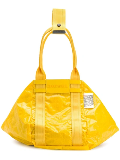 Diesel D-cage Shopper Tote - Yellow