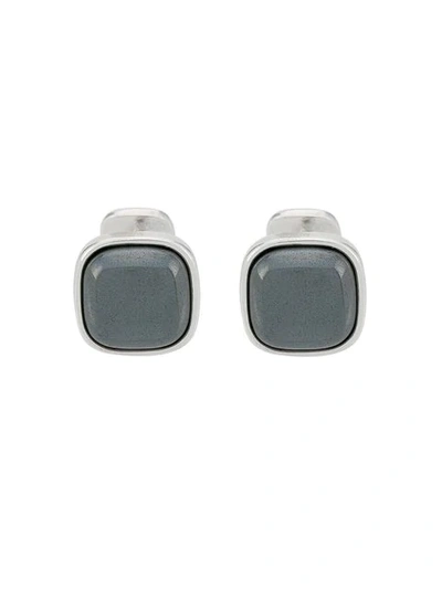 Nove25 Square Cufflinks In Silver