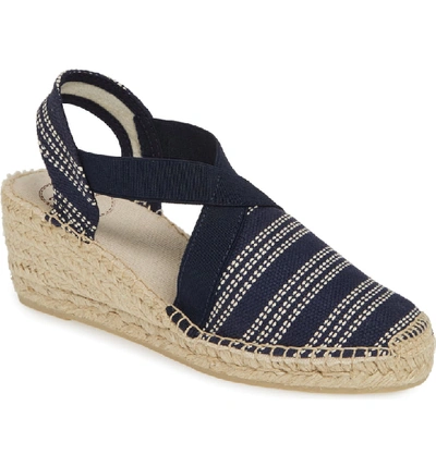 Toni Pons 'tarbes' Espadrille Wedge Sandal In Pacific Fabric