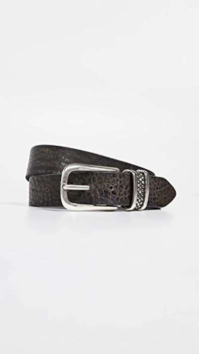 B. Belt Classic Belt With Studs In Charcoal