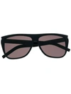 Saint Laurent Oversized Sunglasses In Black