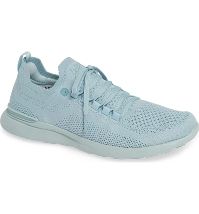 Apl Athletic Propulsion Labs Techloom Breeze Knit Running Shoe In Sea Turtle